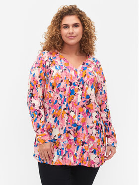 Zizzi Zizzi Marškiniai M58827A Rožinė Loose Fit