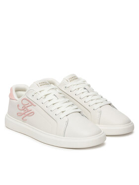 Tommy Hilfiger Tommy Hilfiger Laisvalaikio batai Th Icon Court Script FW0FW09363 Balta