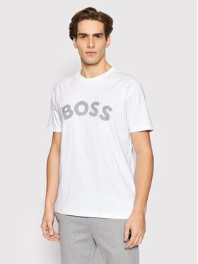 Boss Boss T-Shirt Naps 50473170 Weiß Regular Fit