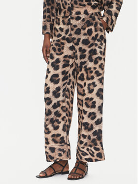 LOLA CASADEMUNT LOLA CASADEMUNT Штани з тканини LS2514018 Коричневий Relaxed Fit
