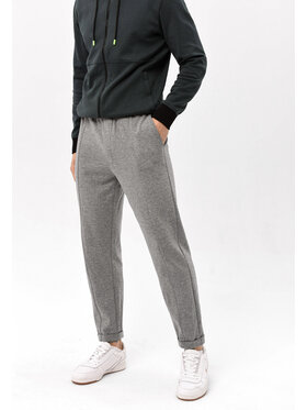 Volcano Volcano Spodnie dresowe N-ELEGANT Szary Regular Fit