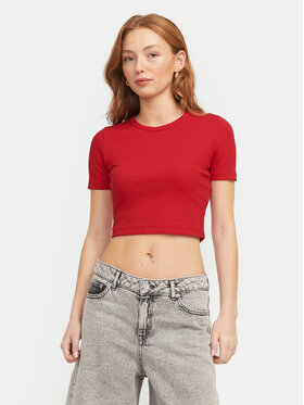 JJXX JJXX Tričko Florie 12217164 Červená Slim Fit