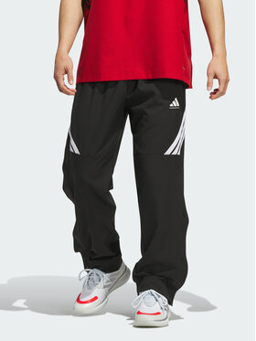 adidas adidas Spodnie materiałowe 151835 Czarny Loose Fit