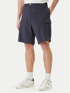 Aeronautica Militare Aeronautica Militare Szorty materiałowe 261BE0277UCT04291 Granatowy Regular Fit
