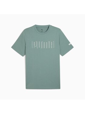 Puma Puma T-Shirt 684617 Zielony Regular Fit