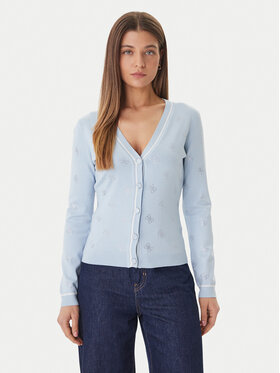 Guess Guess Kardigán W6GR18 Z0605 Kék Regular Fit