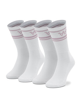Wood Wood Wood Wood Set di 2 paia di calzini lunghi da donna Con 10299007-9517 Bianco