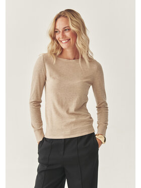 TATUUM Tatuum Sweter MOSS Beżowy Classic Fit