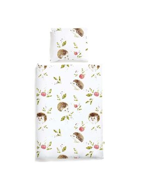 White pocket White pocket Komplet pościeli dziecięcej satynowa Biały