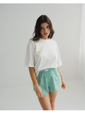 Le Songe Le Songe Bluzka LEMON Biały Regular Fit