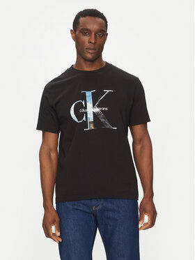 Calvin Klein Jeans Calvin Klein Jeans T-shirt Photo Monogram J30J327483 Nero Regular Fit