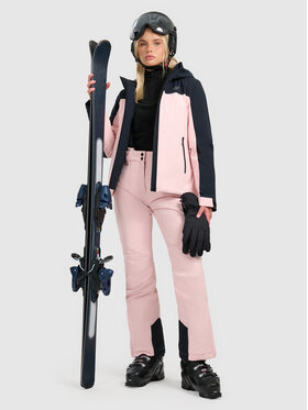 4F 4F Spodnie narciarskie SKIWEAR Różowy jasny Regular Fit