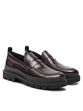 Clarks Loaferke Badell Easy 26179235 Bordo Rdeča