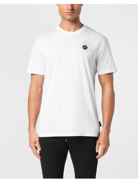 PHILIPP PLEIN PHILIPP PLEIN T-Shirt 24665 Biały Regular Fit