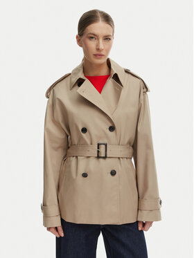 Tommy Hilfiger Tommy Hilfiger Trench WW0WW49586 Beige Relaxed Fit