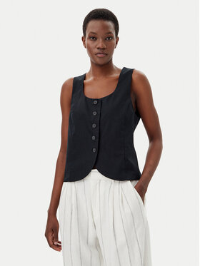 Gap Gap Prsluk 714973-00 Crna Slim Fit