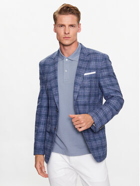 Boss Boss Švarkas 50489424 Mėlyna Slim Fit
