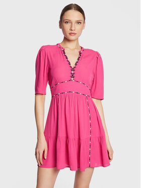 Ba&sh Ba&sh Vsakodnevna obleka Teresa 1E23TERE Roza Regular Fit
