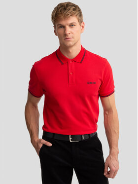 BIG STAR BIG STAR Polo MARIAN_603_150 Czerwony Comfort Fit