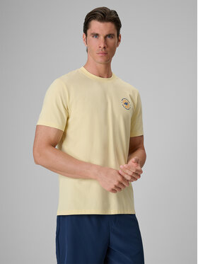 4F 4F T-shirt CATCH THE WAVE Giallo chiaro Regular Fit