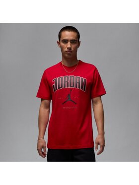 Nike Nike T-Shirt Jumpman City 88 Czerwony Regular Fit