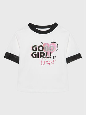 Guess Guess T-shirt J3RI08 KB7T0 Bijela Regular Fit