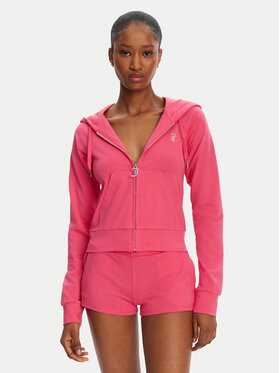 Juicy Couture Juicy Couture Majica dugih rukava Ola JCWAS125310 Ružičasta Slim Fit