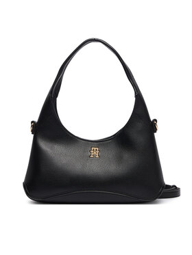 Tommy Hilfiger Tommy Hilfiger Handtasche Th Everyday Mini Hobo AW0AW19185 Schwarz