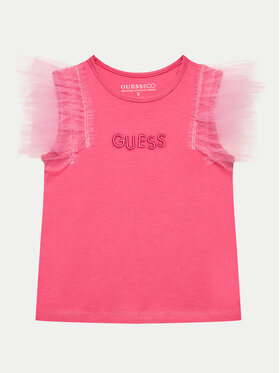 Guess Guess Блуза K4GI22 K6YW1 Розов Regular Fit