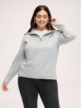 Fiorella Rubino Fiorella Rubino Sweter M472L008748N003 Szary Regular Fit