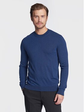 Sisley Sisley Sweater 108WT100Y Sötétkék Regular Fit