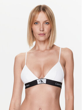 Calvin Klein Underwear Calvin Klein Underwear Sutien Bralette Unlined 000QF7217E Alb