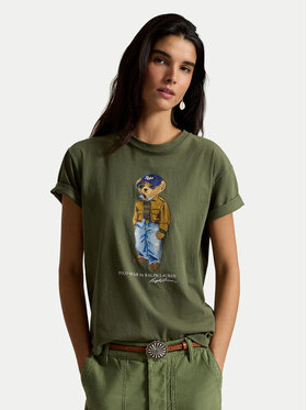 Polo Ralph Lauren Polo Ralph Lauren T-Shirt 211B17806001 Σκούρο πράσινο Regular Fit