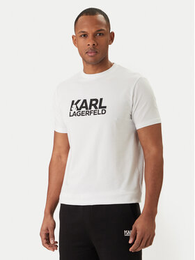 KARL LAGERFELD KARL LAGERFELD Tričko 755780 500235 Biela Regular Fit