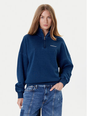 Guess Jeans Guess Jeans Bluza W5YQ10 KCXQ1 Granatowy Regular Fit