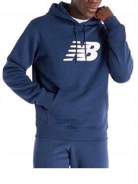 New Balance New Balance Bluza MT43904NNY Niebieski Standard Fit