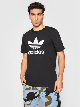 adidas adidas Tričko adicolor Classics Trefoil H06642 Čierna Regular Fit