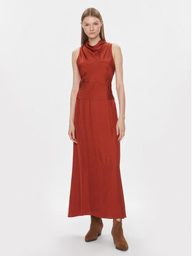 IVY OAK IVY OAK Sukienka codzienna IO117601 Czerwony Regular Fit