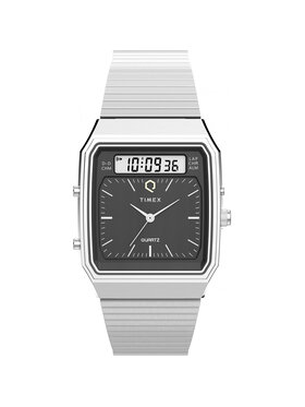Timex Timex Zegarek TW2Y05900 Srebrny