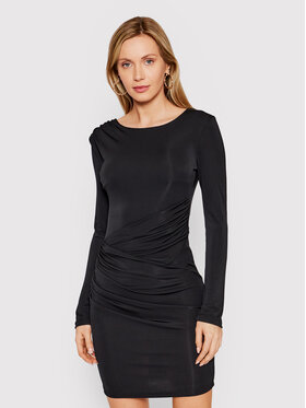 Rinascimento Rinascimento Φόρεμα κοκτέιλ CFC0018416002 Μαύρο Slim Fit