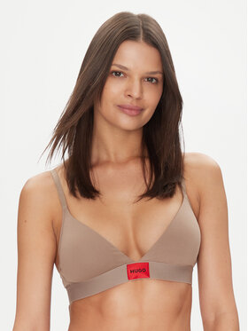 HUGO HUGO Podprsenka Bralette Red Label 50469647 Béžová