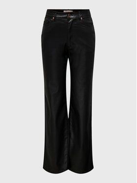 ONLY ONLY Kalhoty z materiálu Camille 15267807 Černá Regular Fit