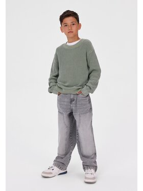 minoti minoti Jeansy 33JEAN254 Szary Baggy Fit
