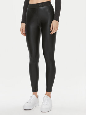 Guess Guess Leggings Giulia V4RB25 K9JF0 Fekete Slim Fit