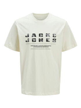 Jack&Jones Jack&Jones T-Shirt Recharge 12274716 Beżowy Relaxed Fit