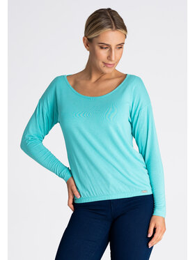FIGL FIGL Bluzka M981 Zielony Regular Fit