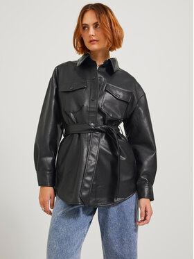 JJXX JJXX Куртка зі штучної шкіри Luna 12204642 Чорний Regular Fit