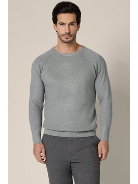 Lancerto Lancerto Sweter Baldir SW073225000062 Szary Regular Fit