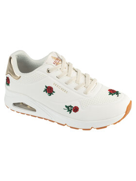 Skechers Skechers Sneakersy Uno - Champagne and Roses Biały