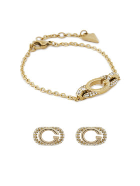 Guess Guess Set bracciale e orecchini JUBS04 693JW Oro
